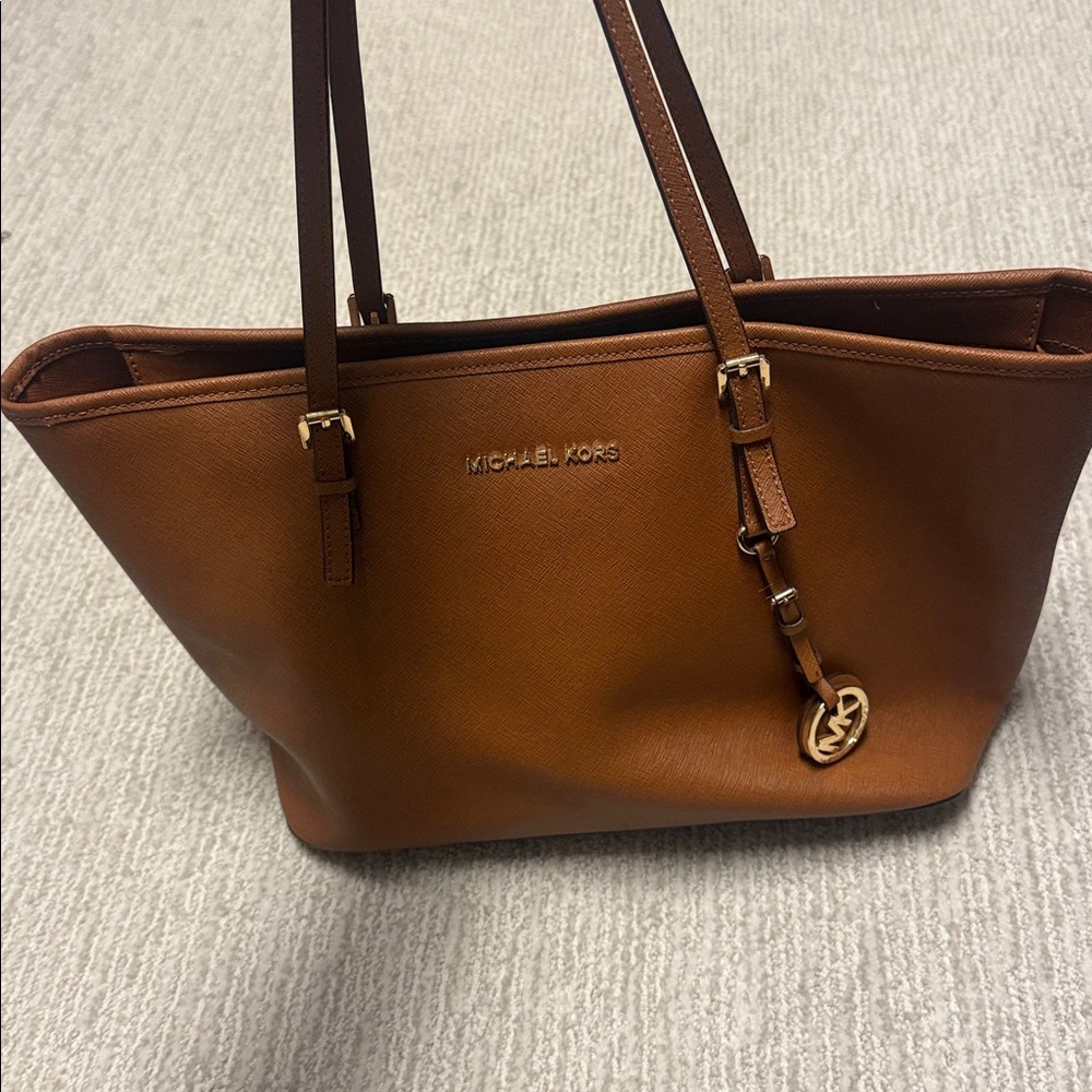 Michael Kors Tan Leather Tote